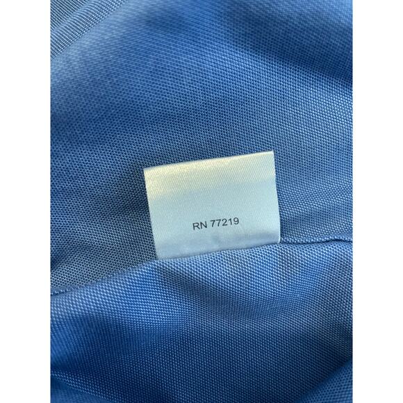 Kenneth Cole Awearness Mens Neck 18.5 LongSleeve ButtonUp Non Iron Slim Fit Blue - Picture 6 of 10